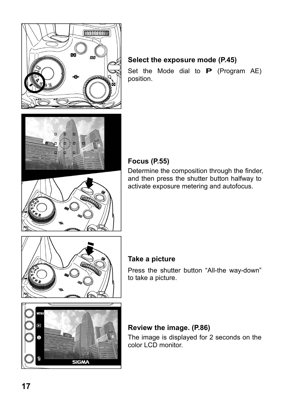 SIGMA SD1 User Manual | Page 18 / 129