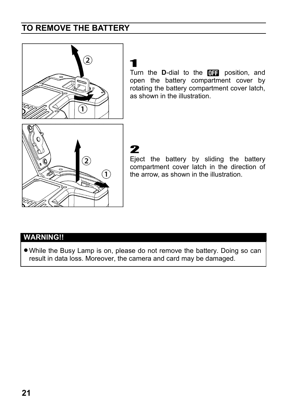 SIGMA SD1 User Manual | Page 22 / 129