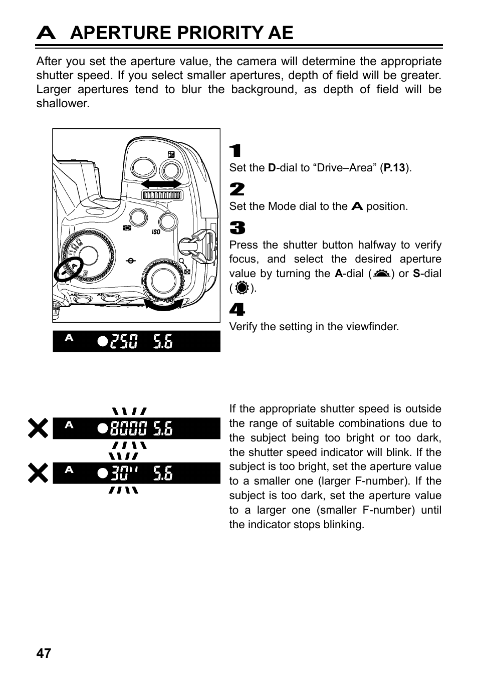 A aperture priority ae | SIGMA SD1 User Manual | Page 48 / 129
