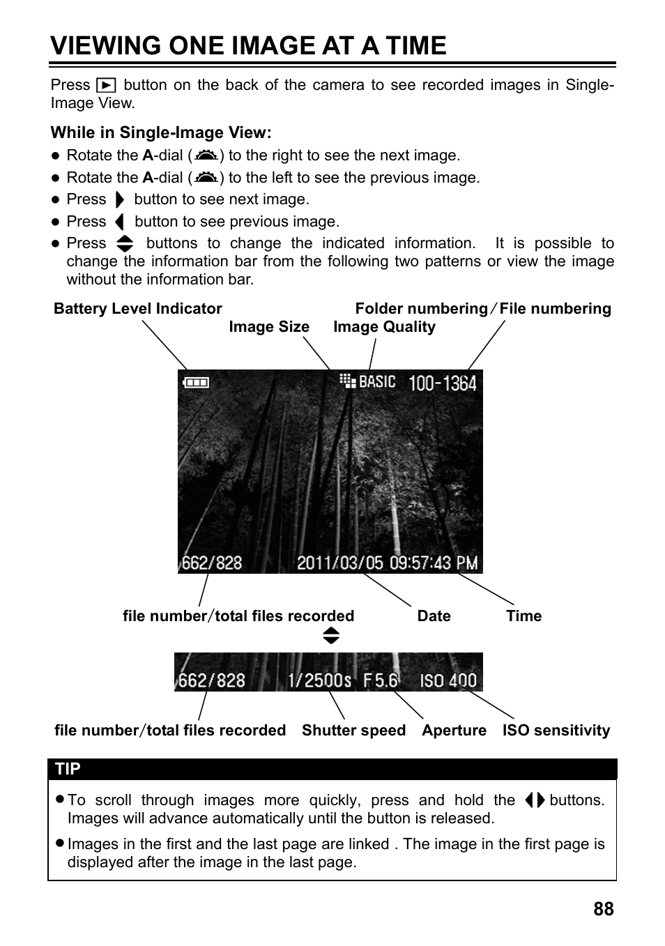 Viewing one image at a time | SIGMA SD1 User Manual | Page 89 / 129