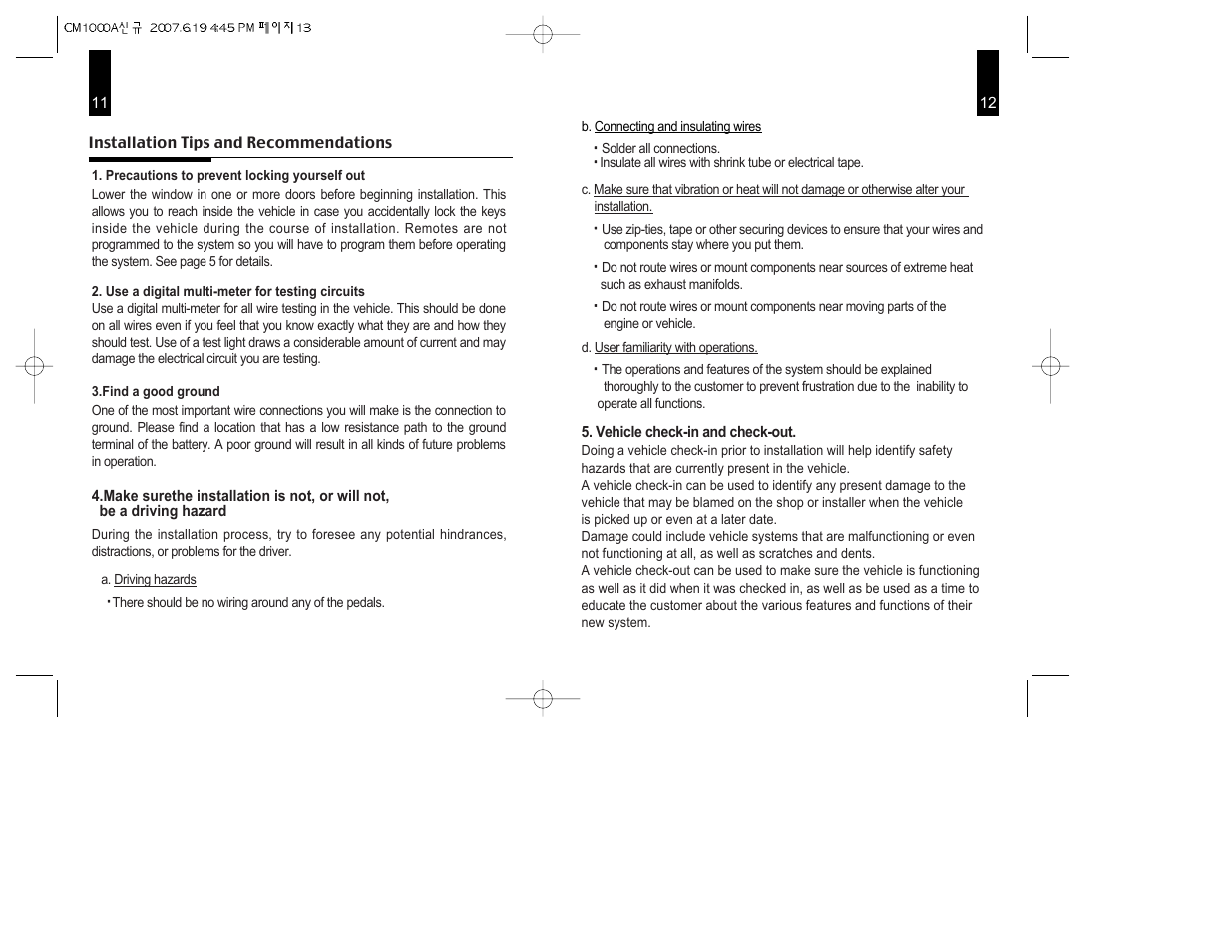 CompuSTAR CM1000A User Manual | Page 7 / 12