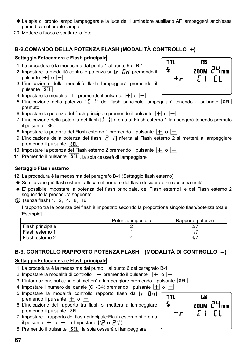 SIGMA ELECTRONIC FLASH EF-610 DG SUPER SO-ADI (ソニー用) User Manual | Page 68 / 128