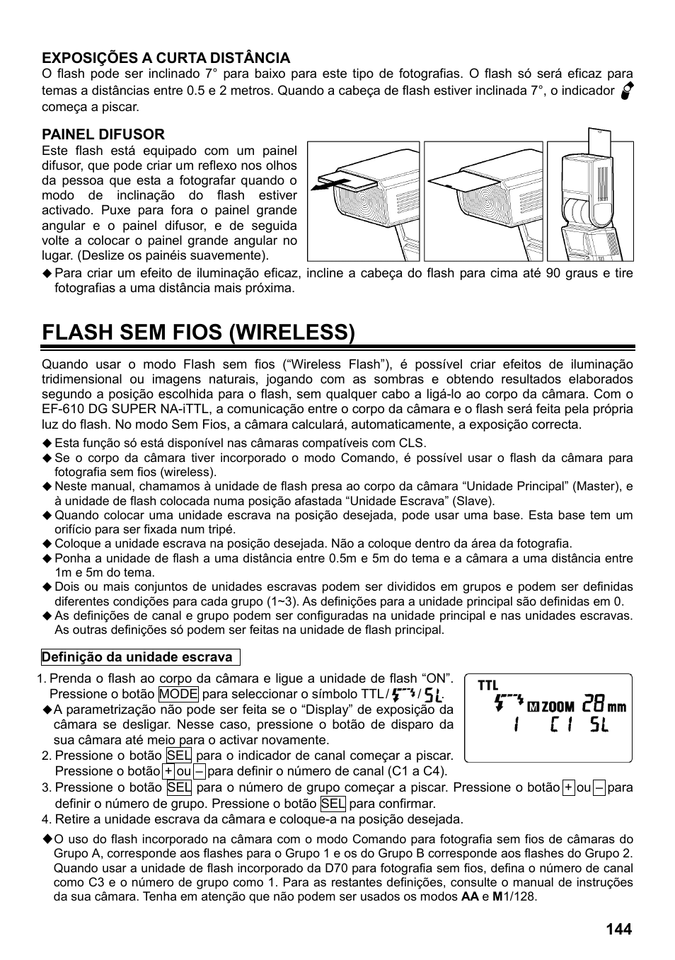 Flash sem fios (wireless) | SIGMA ELECTRONIC FLASH EF-610 DG SUPER NA-iTTL (ニコン用) User Manual | Page 145 / 150