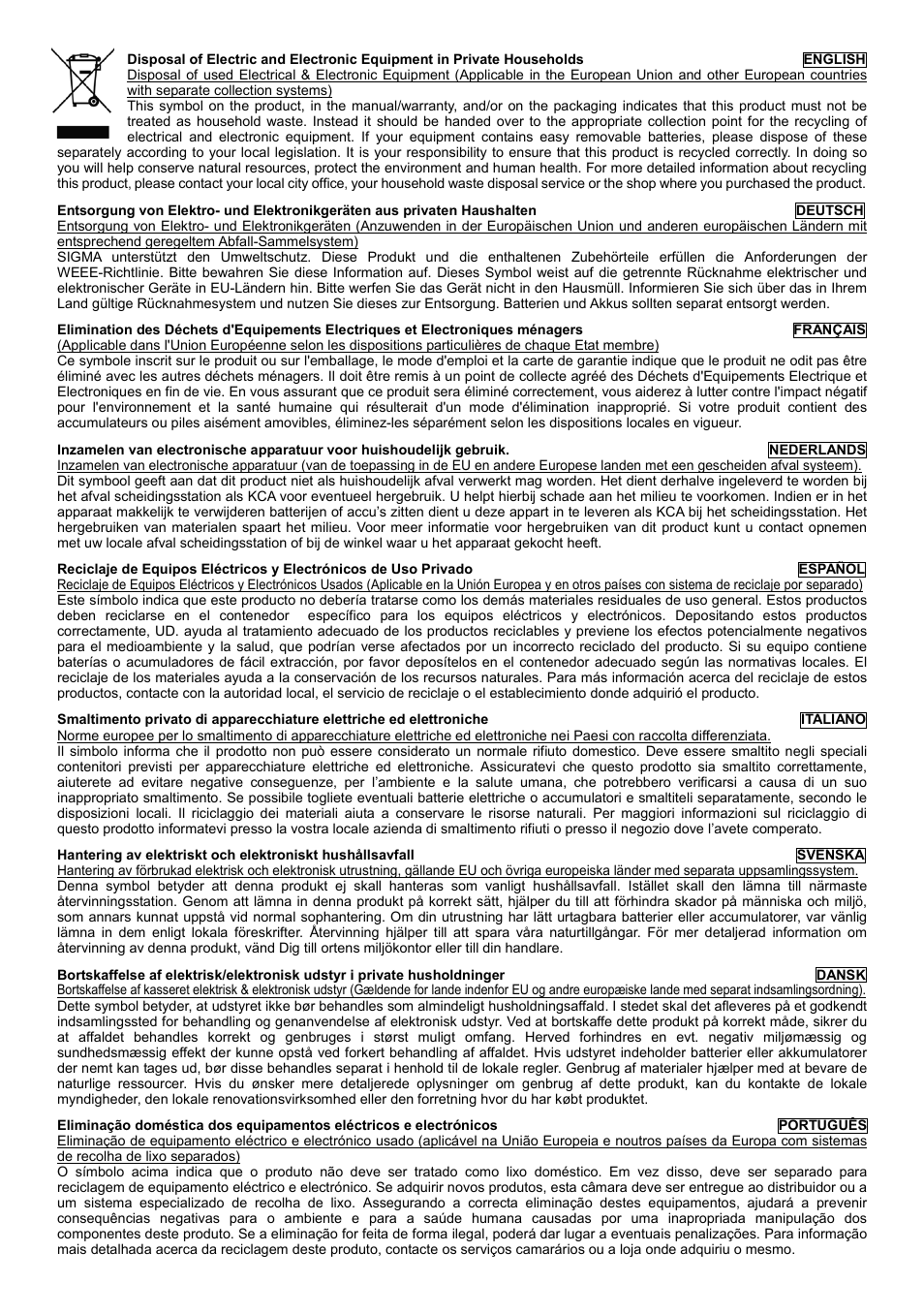 SIGMA ELECTRONIC FLASH EF-610 DG SUPER NA-iTTL (ニコン用) User Manual | Page 150 / 150
