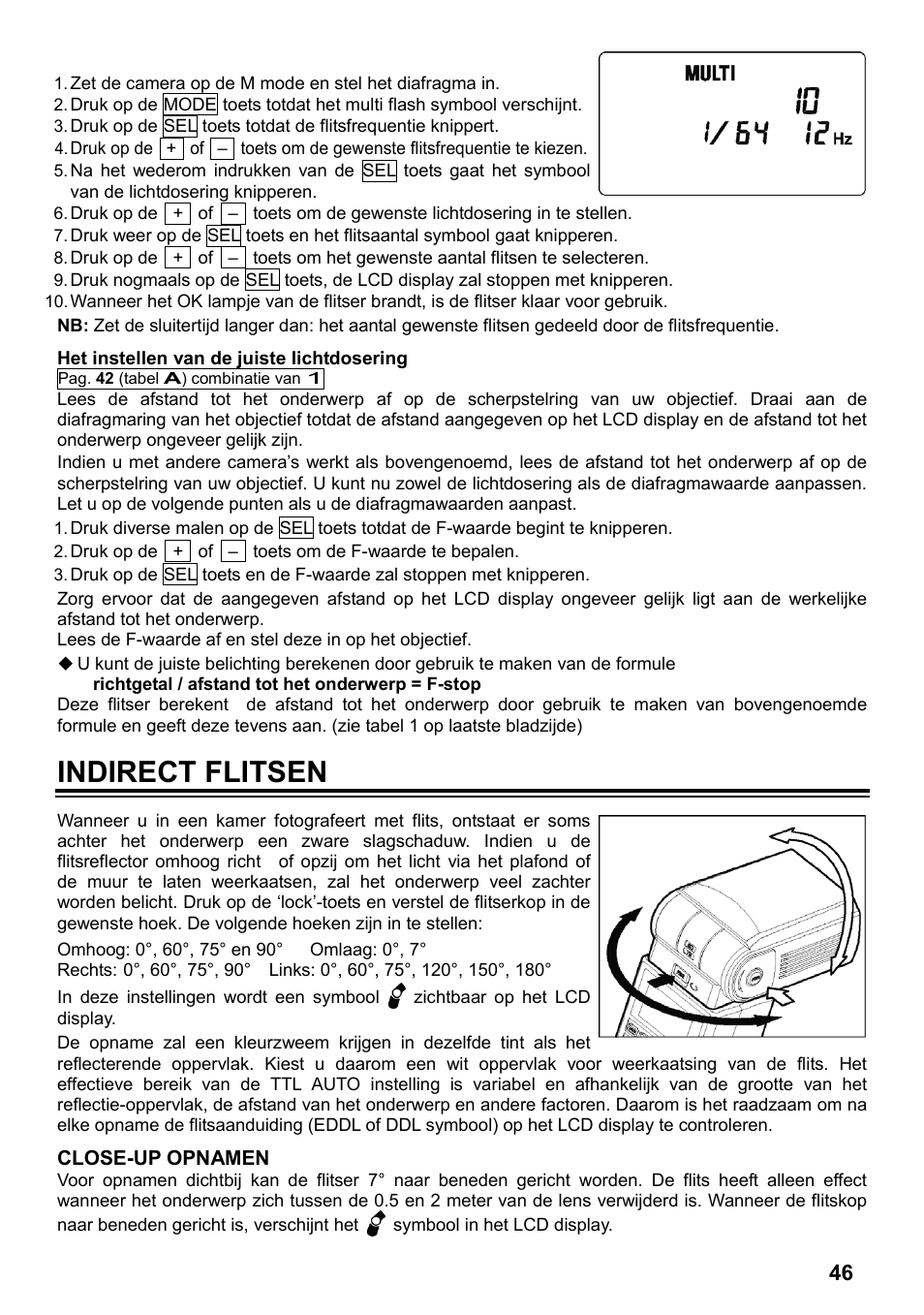 Indirect flitsen | SIGMA ELECTRONIC FLASH EF-610 DG SUPER NA-iTTL (ニコン用) User Manual | Page 47 / 150