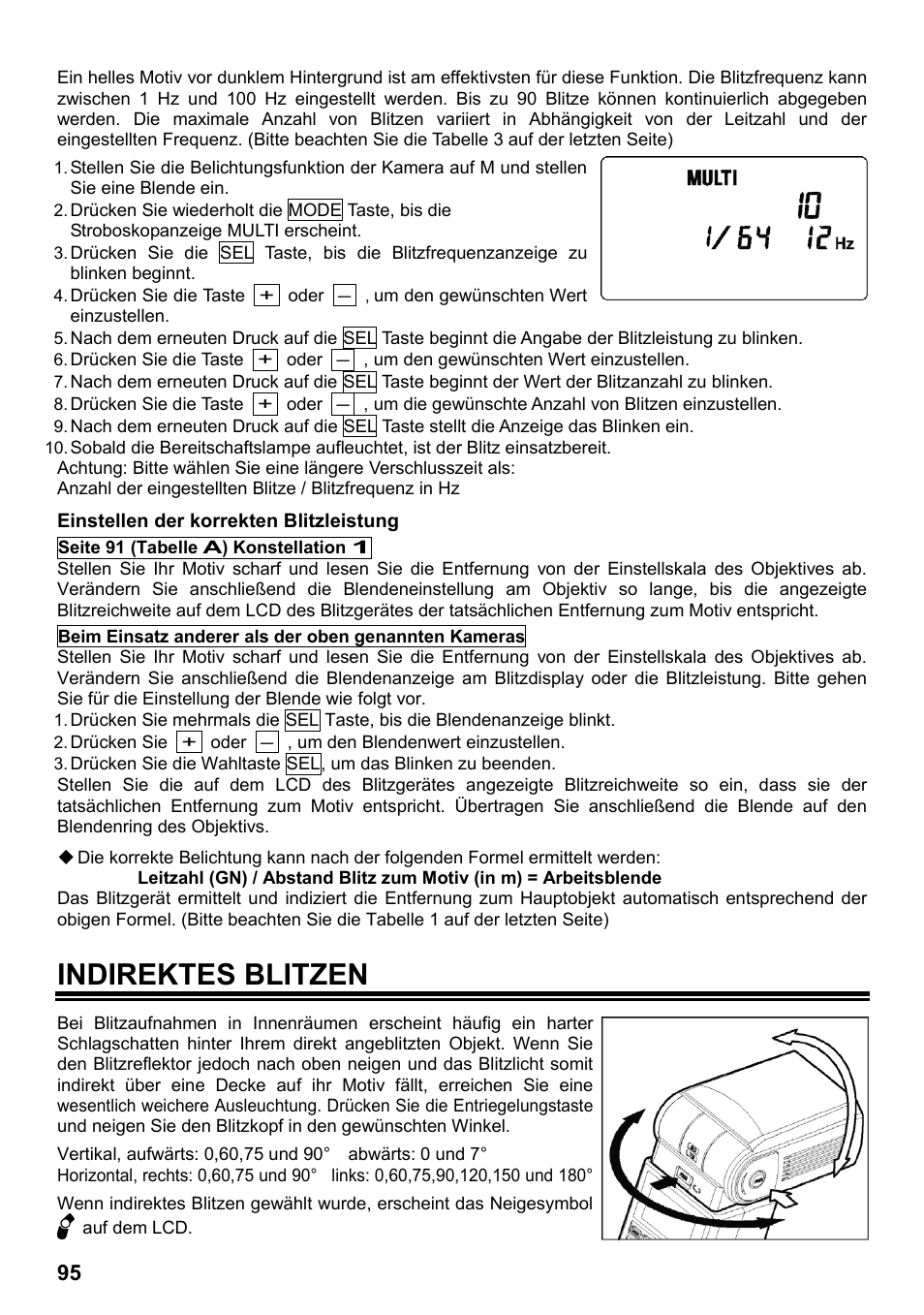 Indirektes blitzen | SIGMA ELECTRONIC FLASH EF-610 DG SUPER NA-iTTL (ニコン用) User Manual | Page 96 / 150