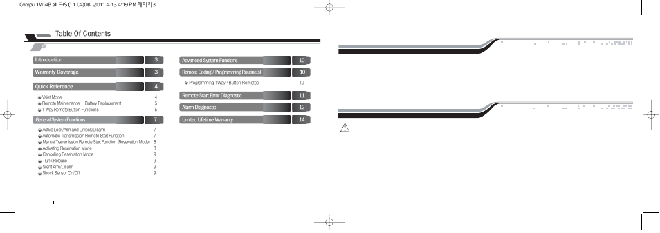 Introduction, Warranty coverage, T @o@c | CompuSTAR HQ5811 User Manual | Page 2 / 14