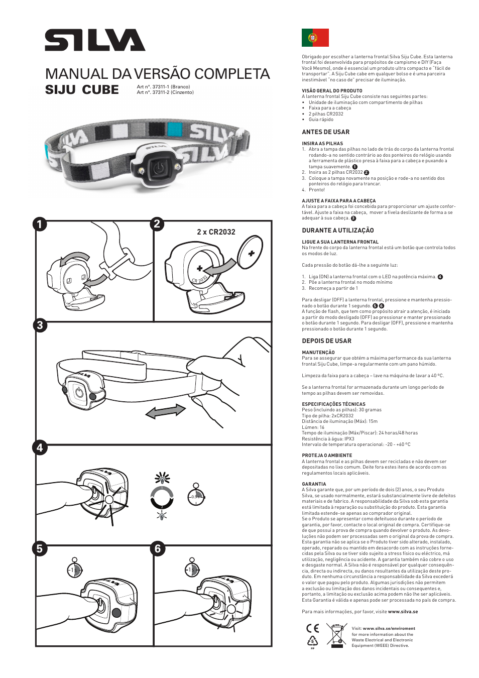 Manual da versão completa, Siju, Cube | SILVA Siju Cube User Manual | Page 5 / 12