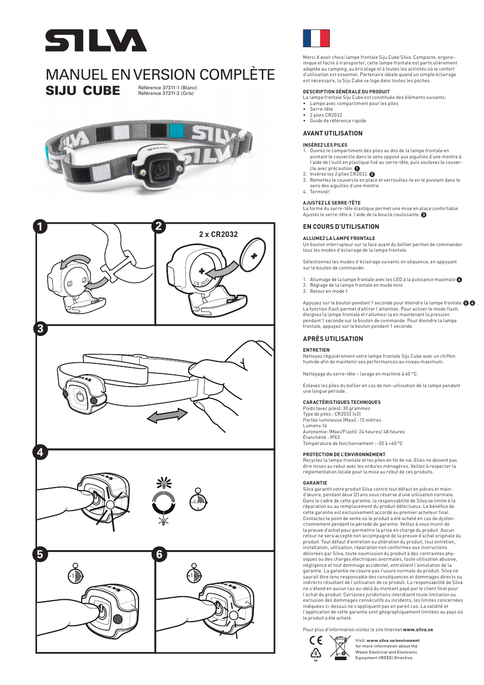 Manuel en version complète, Siju, Cube | SILVA Siju Cube User Manual | Page 7 / 12