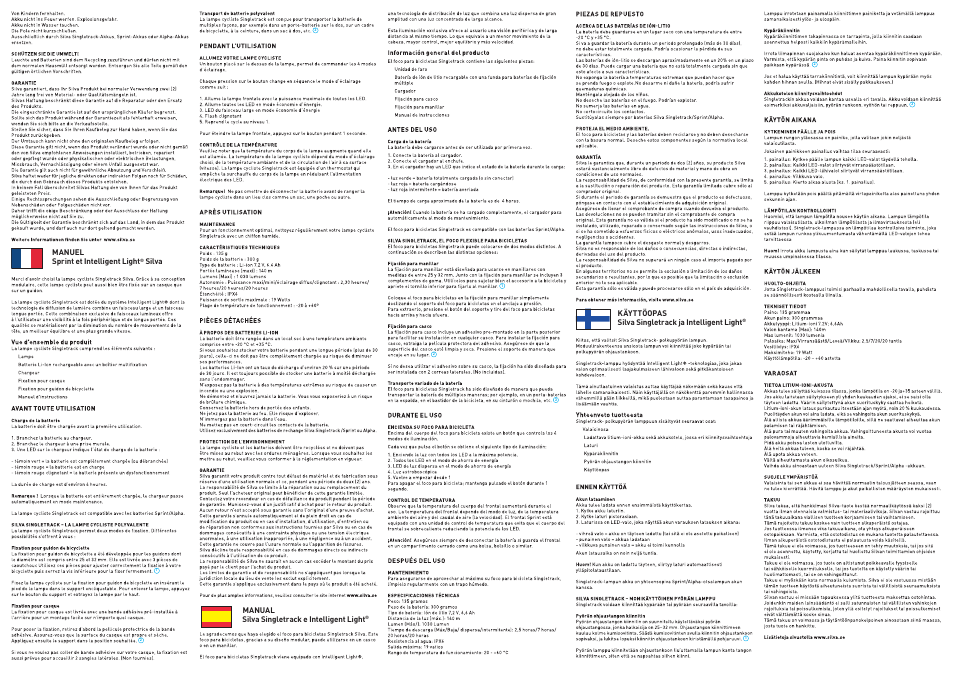 SILVA Singeltrack User Manual | Page 2 / 4