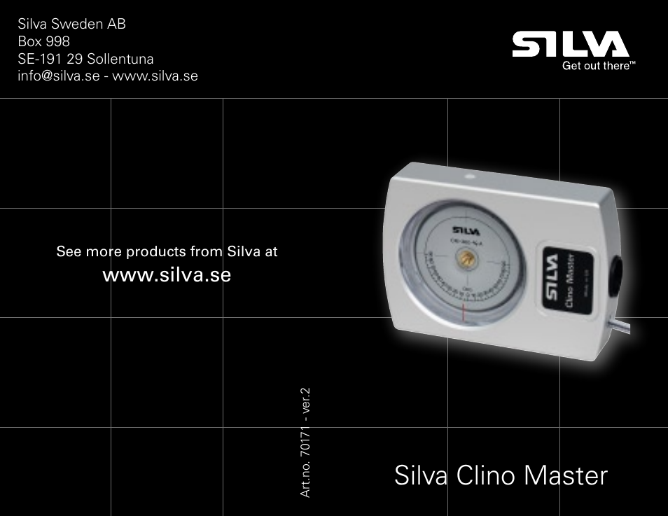 SILVA ClinoMaster User Manual | 12 pages