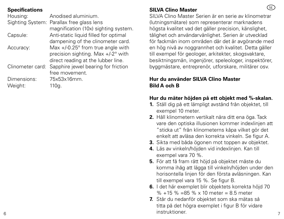 SILVA ClinoMaster User Manual | Page 4 / 12