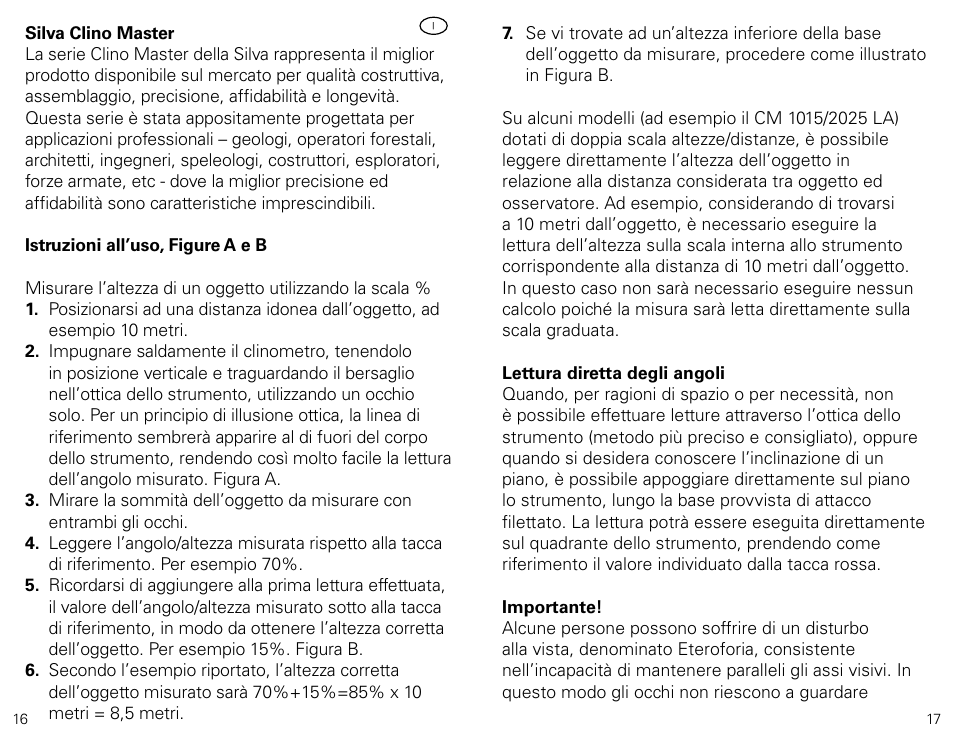 SILVA ClinoMaster User Manual | Page 9 / 12