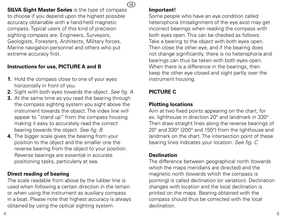 SILVA SightMaster User Manual | Page 3 / 12