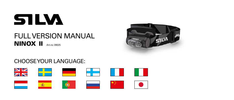 SILVA Ninox II User Manual | 13 pages