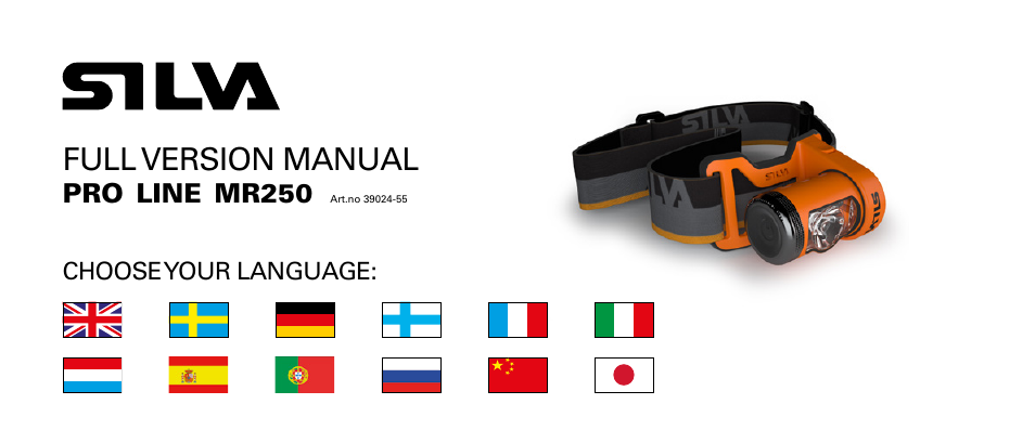 SILVA MR250 User Manual | 13 pages