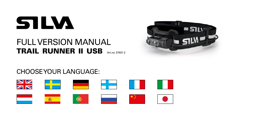 SILVA Trail Runner II USB User Manual | 13 pages