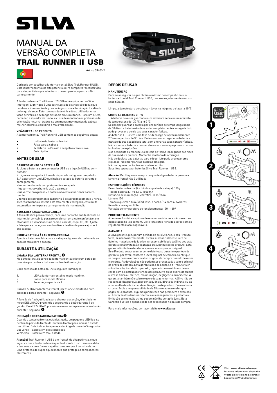 Manual da versão completa, Trail, Runner | SILVA Trail Runner II USB User Manual | Page 10 / 13