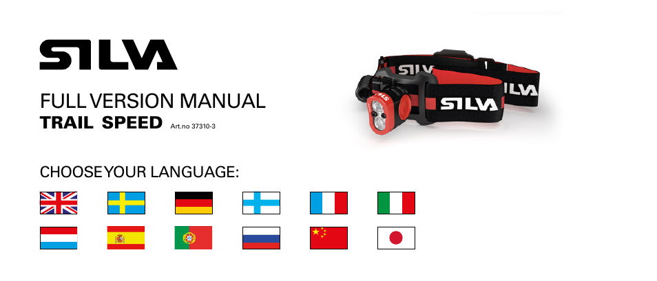 SILVA Trail Speed User Manual | 13 pages