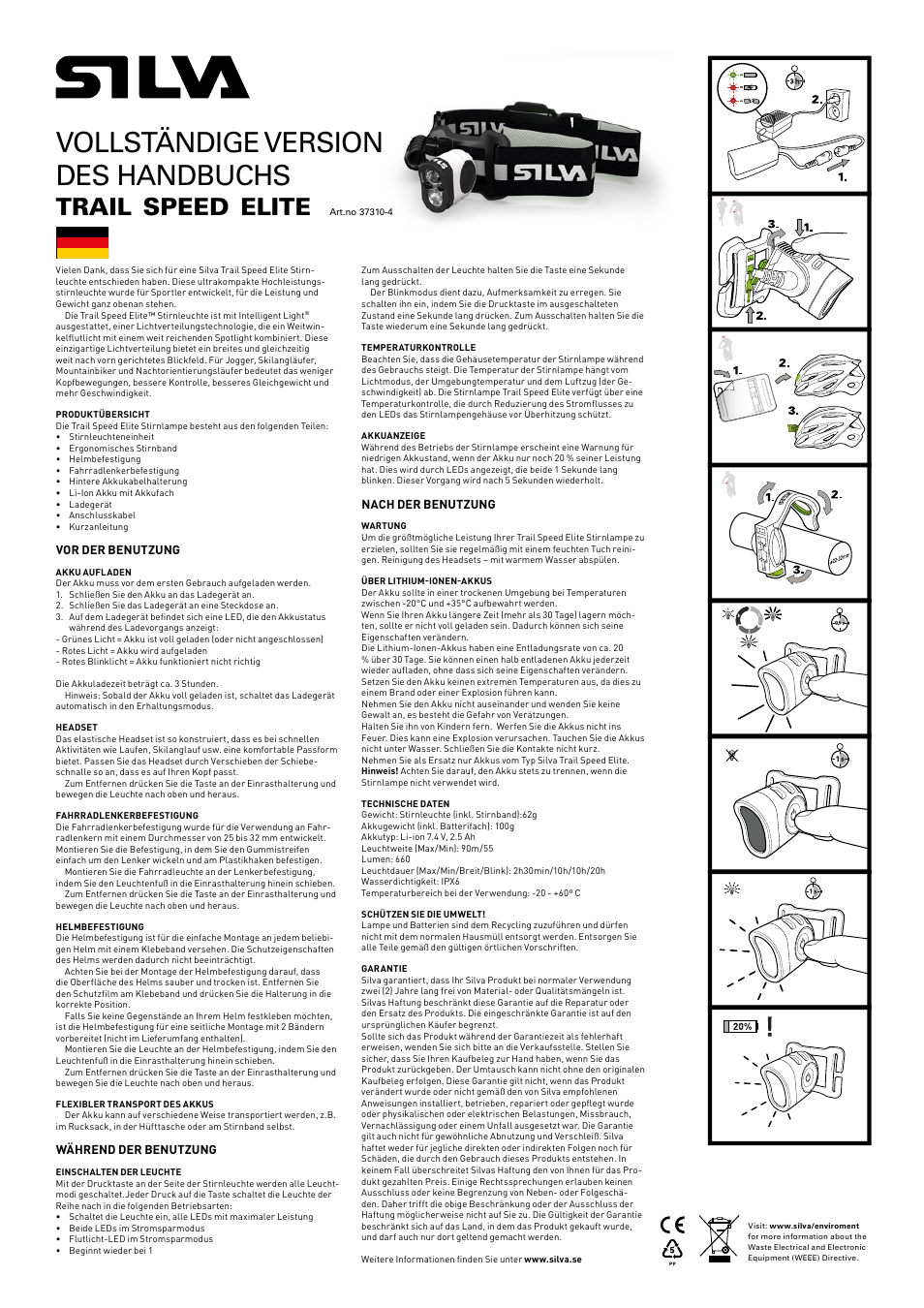 Vollständige version des handbuchs, Trail, Speed | Elite | SILVA Trail Speed Elite User Manual | Page 4 / 13