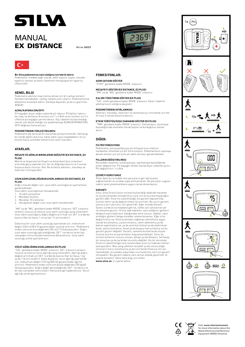 Manual, Distance | SILVA ex Distance User Manual | Page 14 / 16