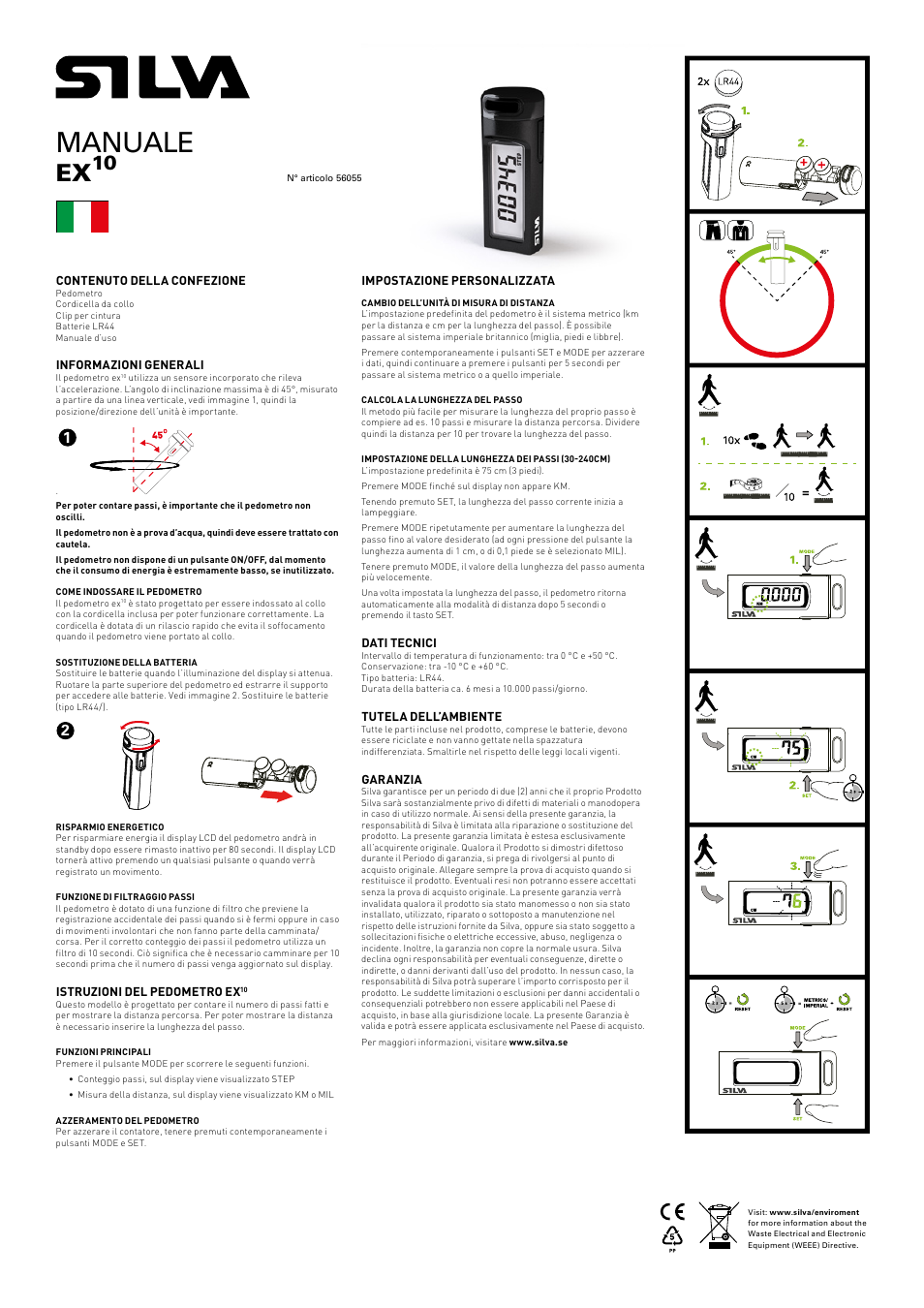 Manuale | SILVA Ex 10 User Manual | Page 7 / 16