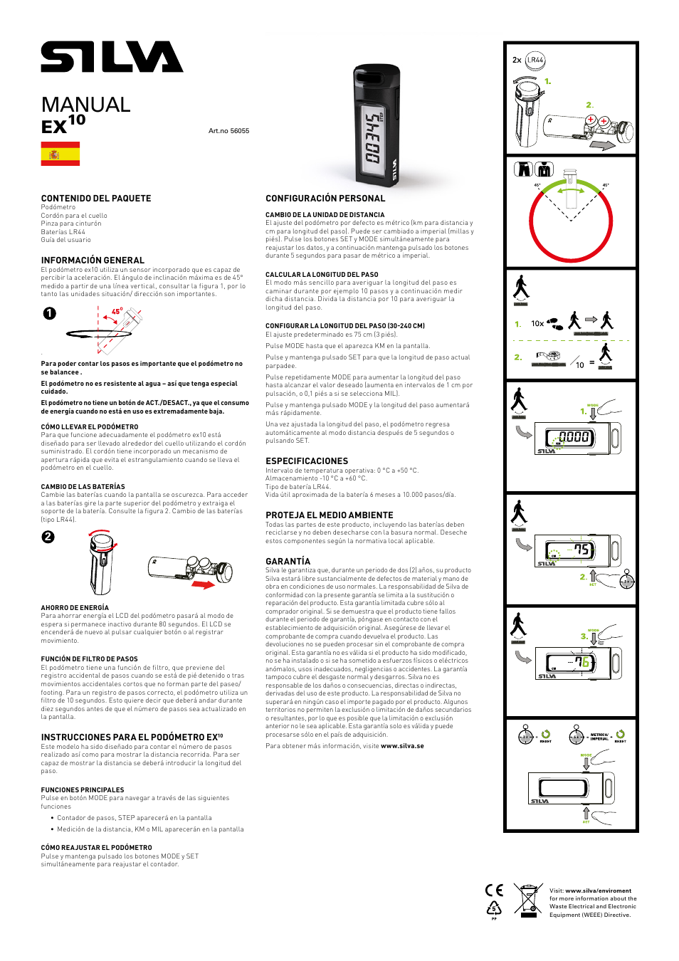 Manual | SILVA Ex 10 User Manual | Page 9 / 16