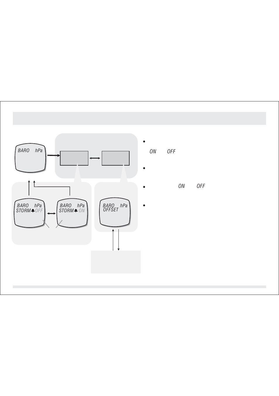 4 barometer mode - setting the storm alarm, 4 barometer mode, Setting the storm alarm | SILVA ADC Summit User Manual | Page 41 / 623