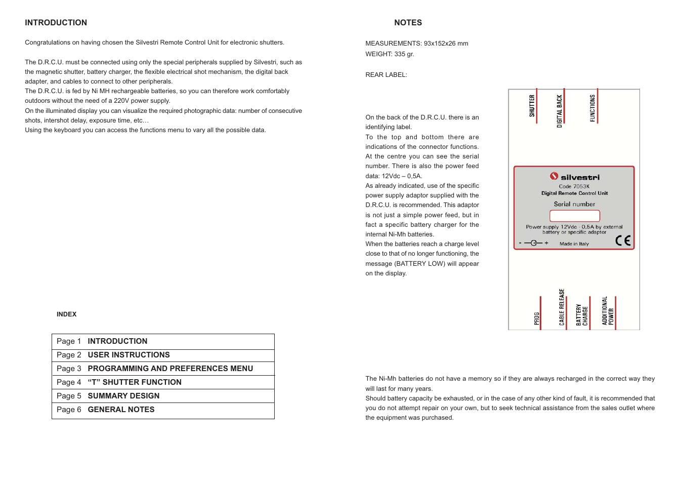 Silvestri DRCU 7020K User Manual | Page 2 / 4