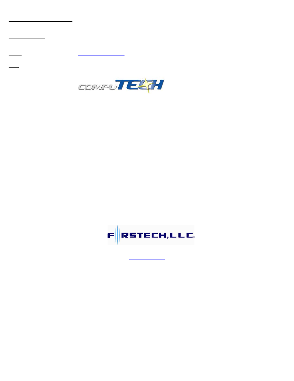 Monday - friday 888-820-3690, Email support@compustar.com | CompuSTAR CM4000 User Manual | Page 8 / 8