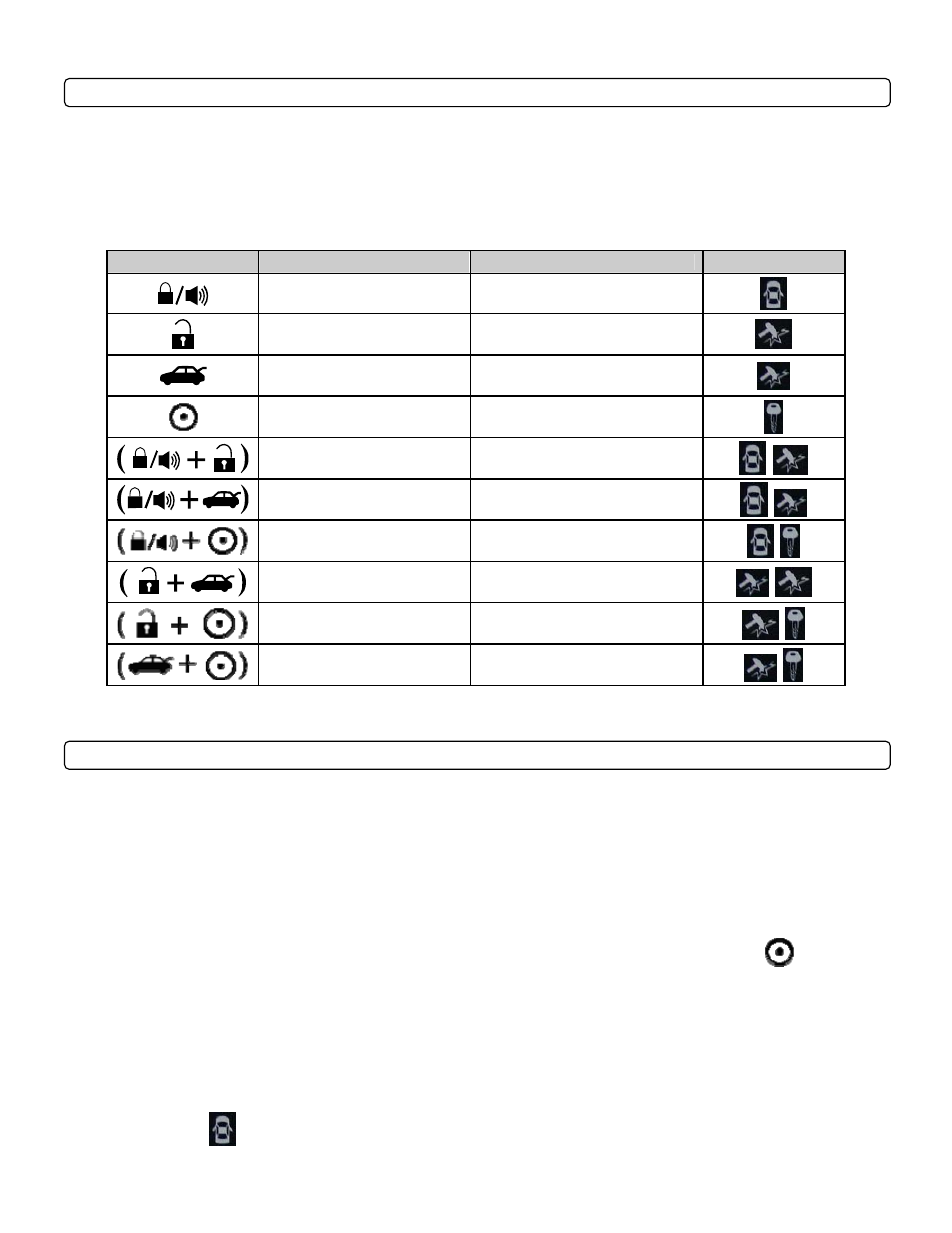 Remote led diagram and icons, General system functions, Sending commands | Receiving commands | CompuSTAR Pro system User Manual | Page 7 / 18