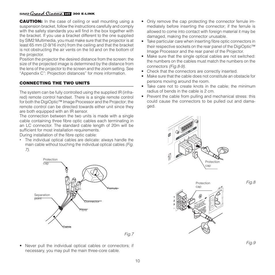 Sim2 HT300 E-Link User Manual | Page 10 / 40
