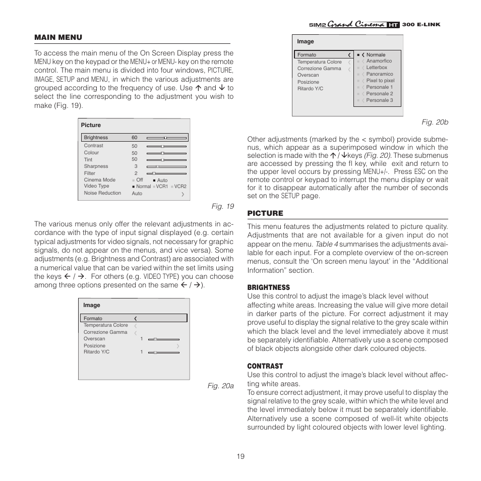 Sim2 HT300 E-Link User Manual | Page 19 / 40