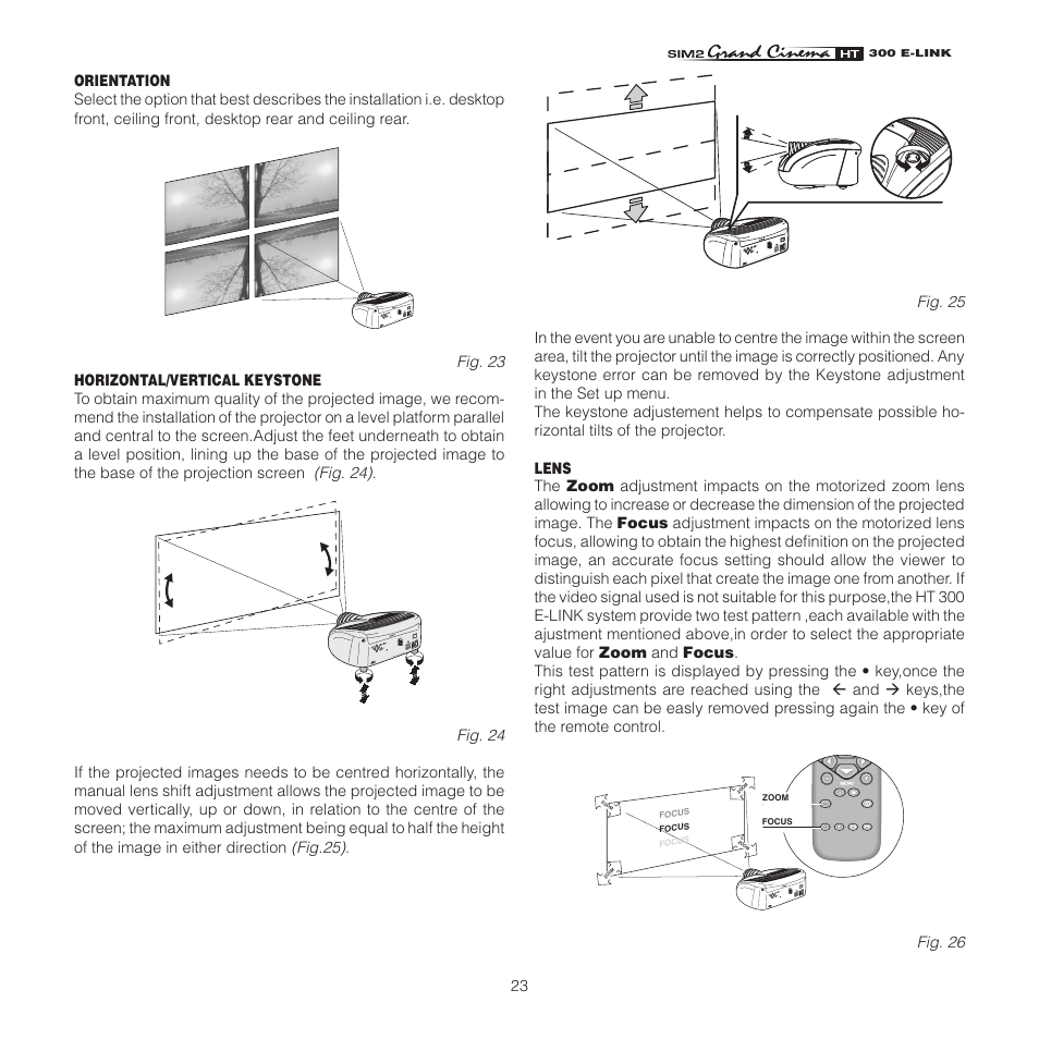 Sim2 HT300 E-Link User Manual | Page 23 / 40