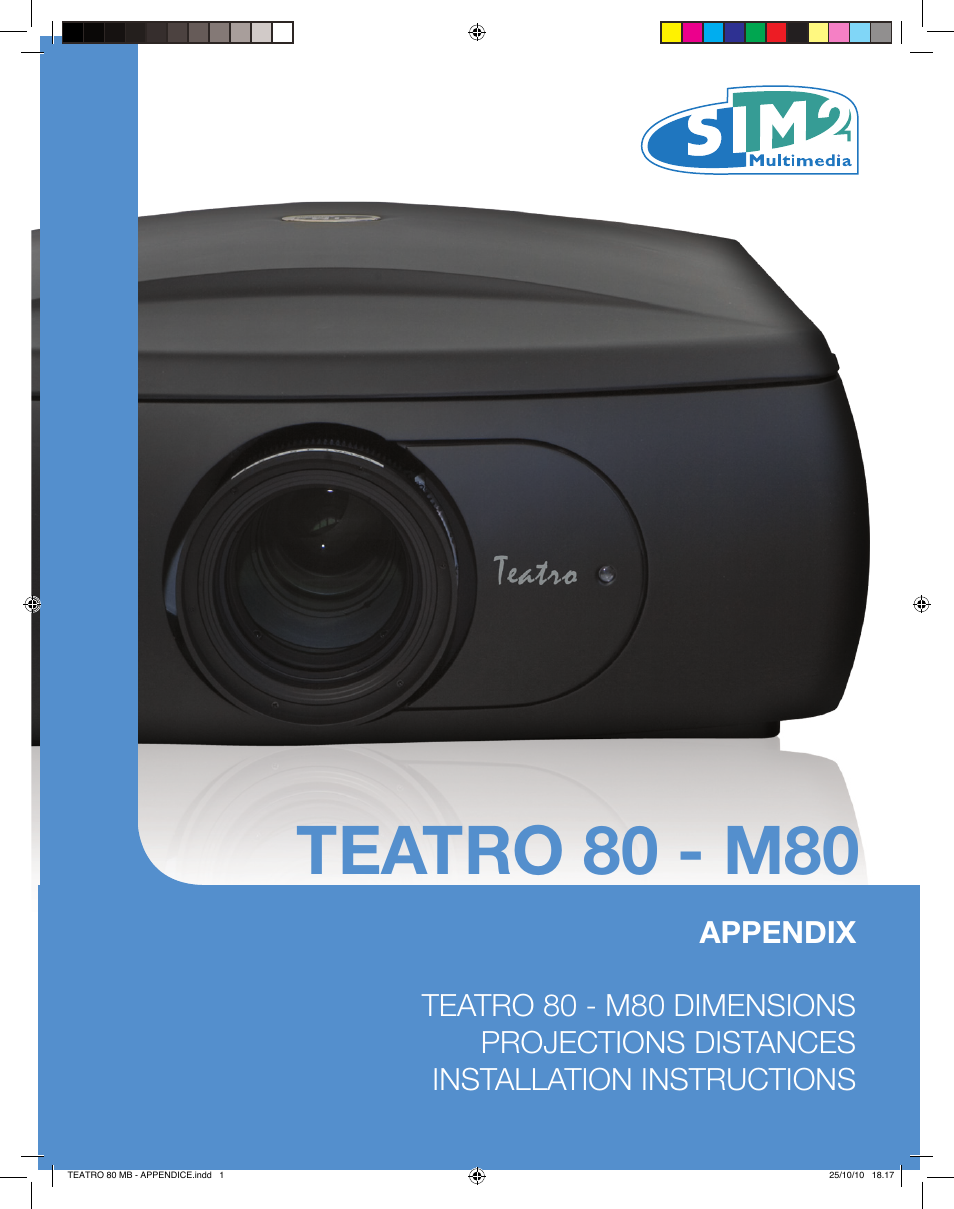 Teatro 80 - m80 | Sim2 Teatro 80 User Manual | Page 27 / 31
