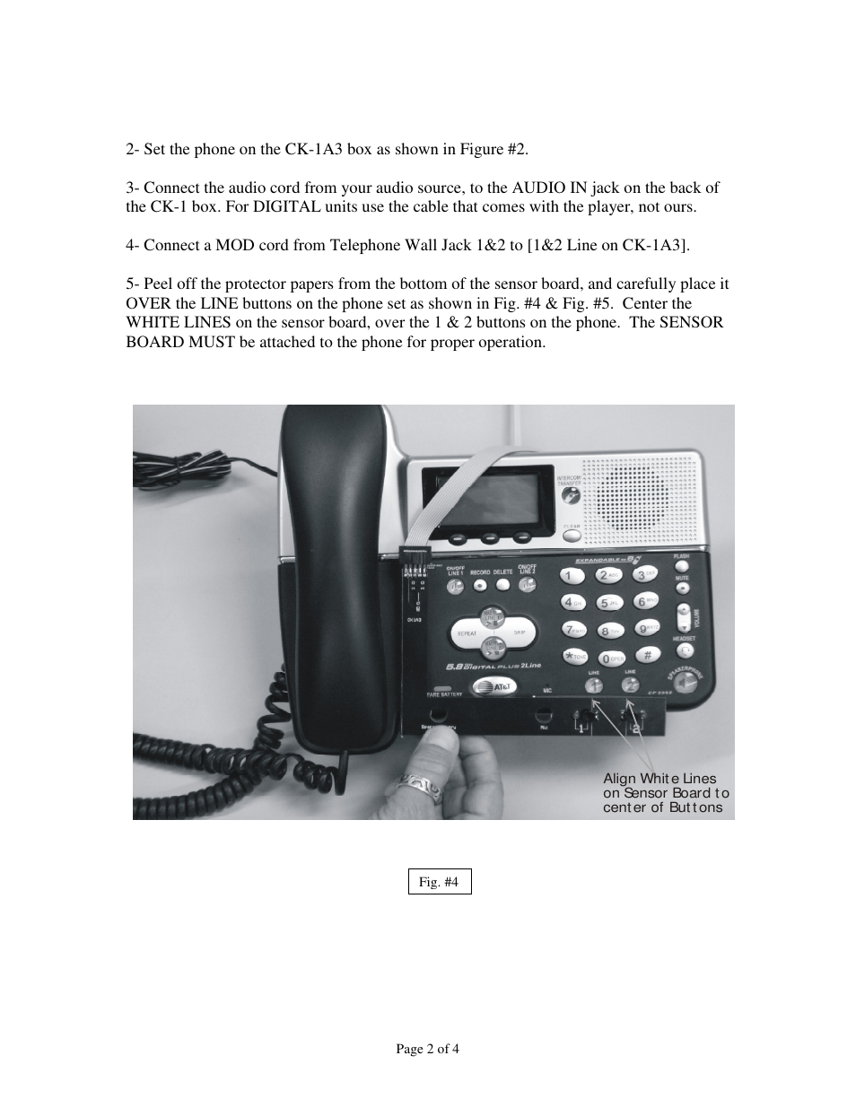 Skutch Electronics CK-1A3 User Manual | Page 2 / 4