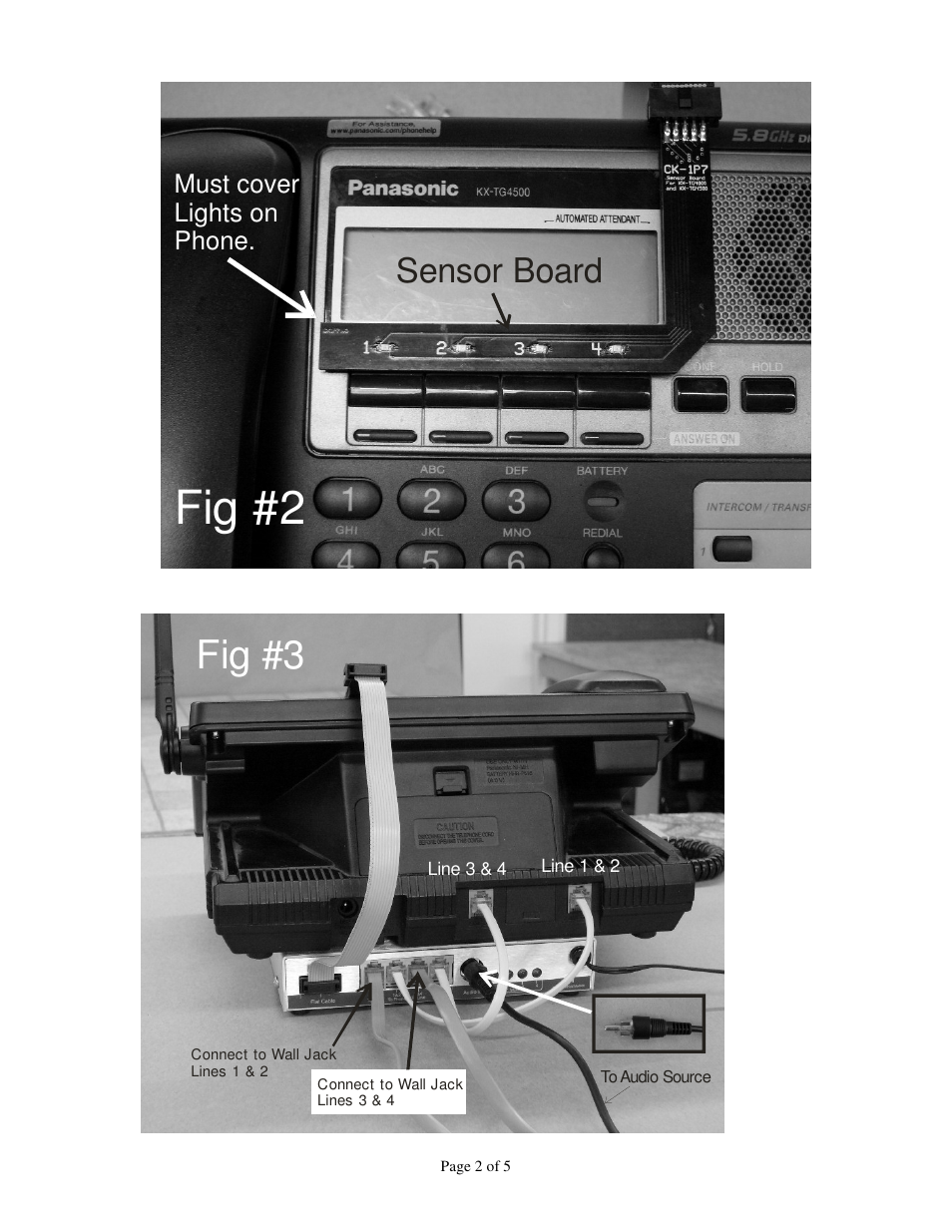 Fig #2, Fig #3, Sensor board | Skutch Electronics CK-1P7 User Manual | Page 2 / 5