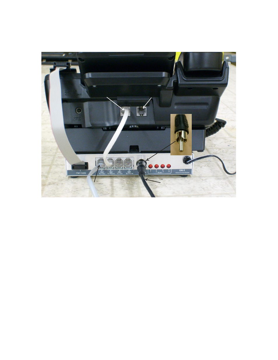 Fig #3, Line 1/2 line 2, Line 1 & 2 to wall | Skutch Electronics CK-1P8 User Manual | Page 3 / 4