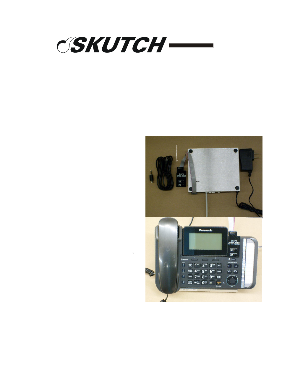 Skutch Electronics CK-1P9 User Manual | 4 pages