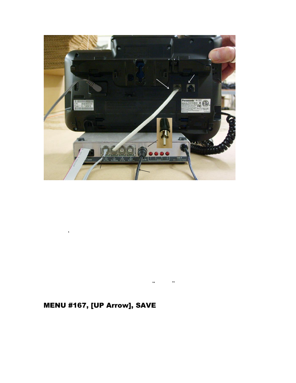 Fig #3, Testing the system, Disabling internal moh tune on phone | I hear music when i pick up the phone | Skutch Electronics CK-1P9 User Manual | Page 3 / 4