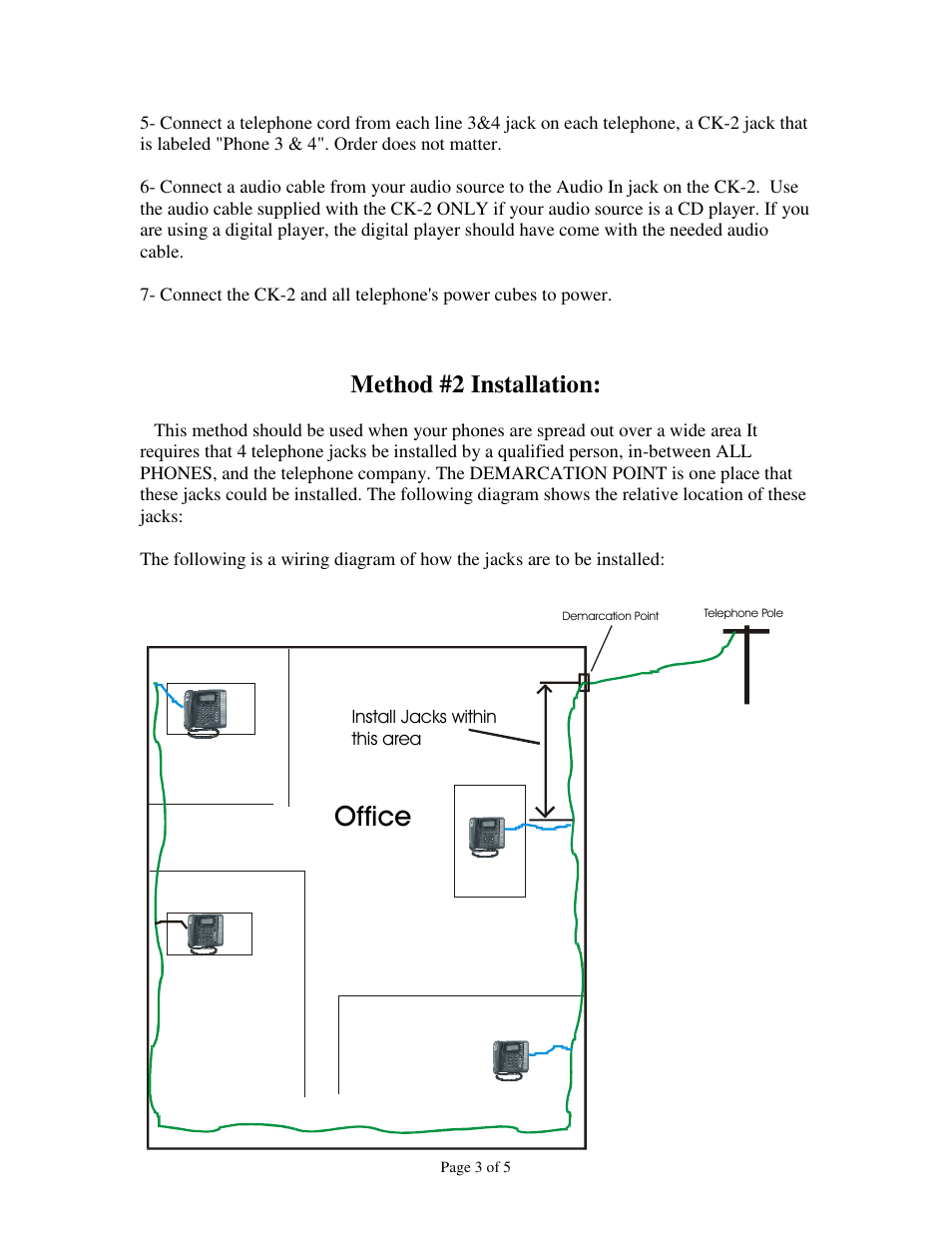 Office, Method #2 installation | Skutch Electronics CK-2 User Manual | Page 3 / 5