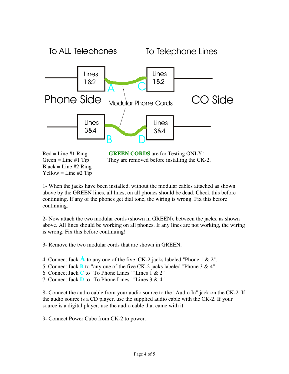 Skutch Electronics CK-2 User Manual | Page 4 / 5