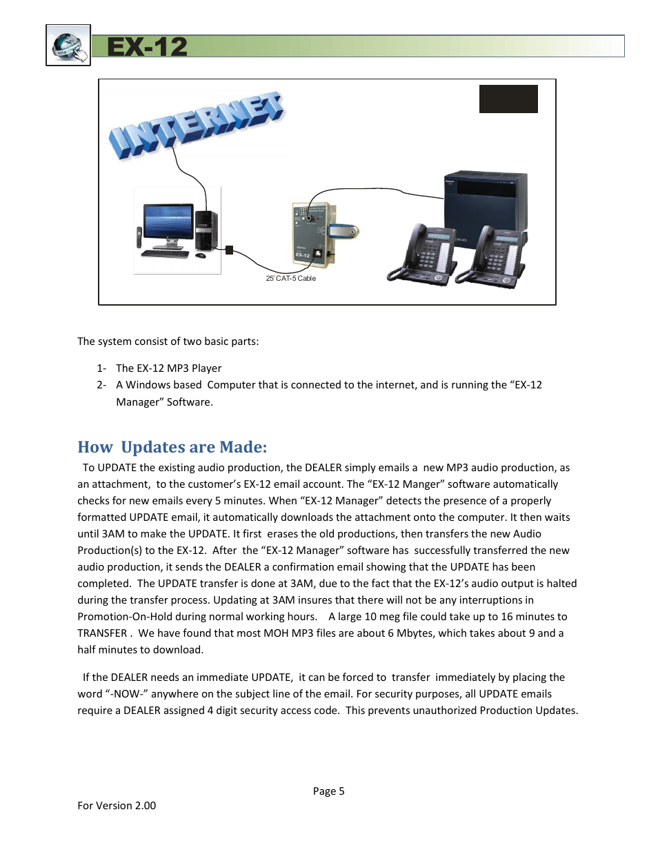 How updates are made, Ex-12, Fig 1 | Skutch Electronics EX-12 Technical Reference Guide User Manual | Page 5 / 25