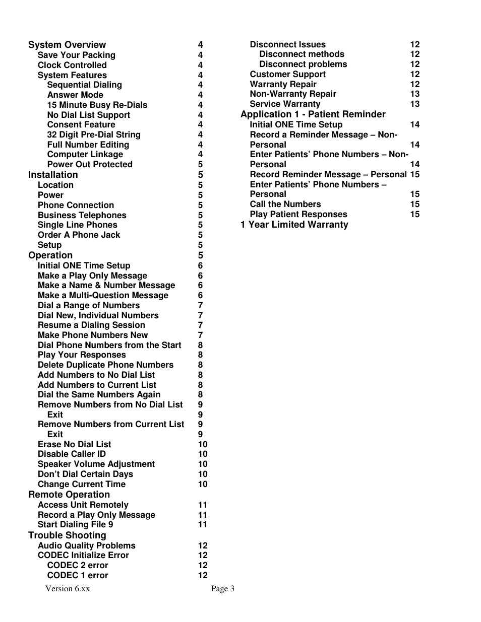 Skutch Electronics BA-1000 User Manual | Page 3 / 16
