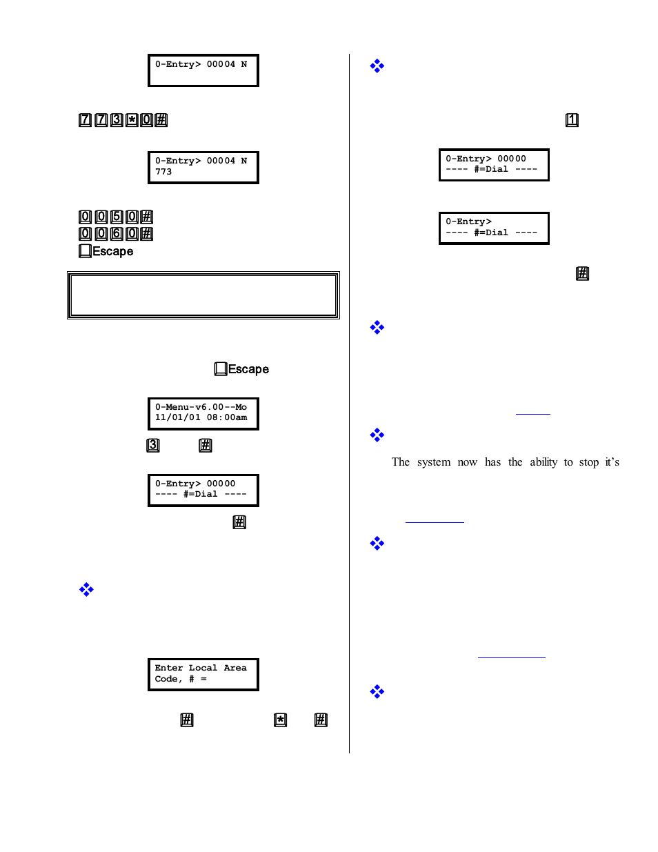 3 dial file, Area code entry, Variable start entry | No answer redials, 6pm redials, 15 minute busy redials, Do not dial list | Skutch Electronics BA-1000 Technical Reference Manual User Manual | Page 11 / 34