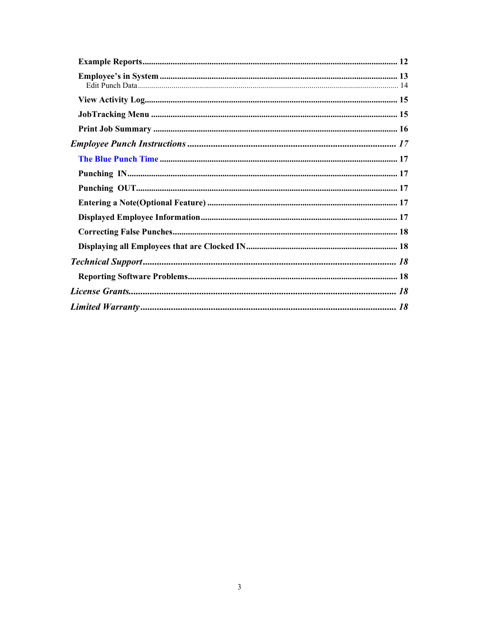 Skutch Electronics TimeClockLE User Manual | Page 3 / 19