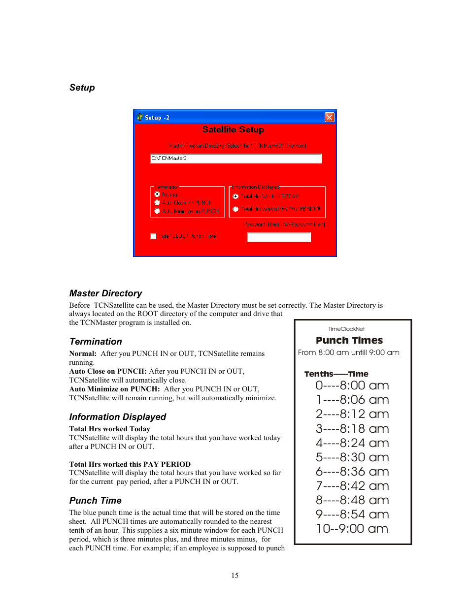 Skutch Electronics TimeClockNet 3 User Manual | Page 15 / 17