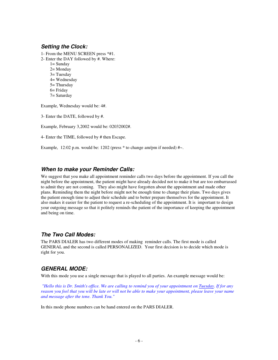 Skutch Electronics PARS v3.2X User Manual | Page 6 / 13