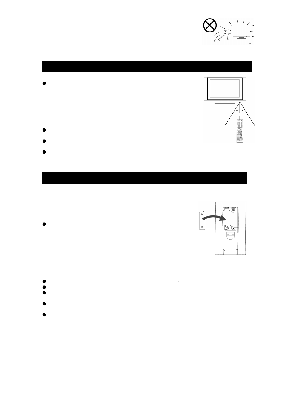 Using the remote control, Batteries for remote control | Changhong Electric W260F8U User Manual | Page 6 / 27