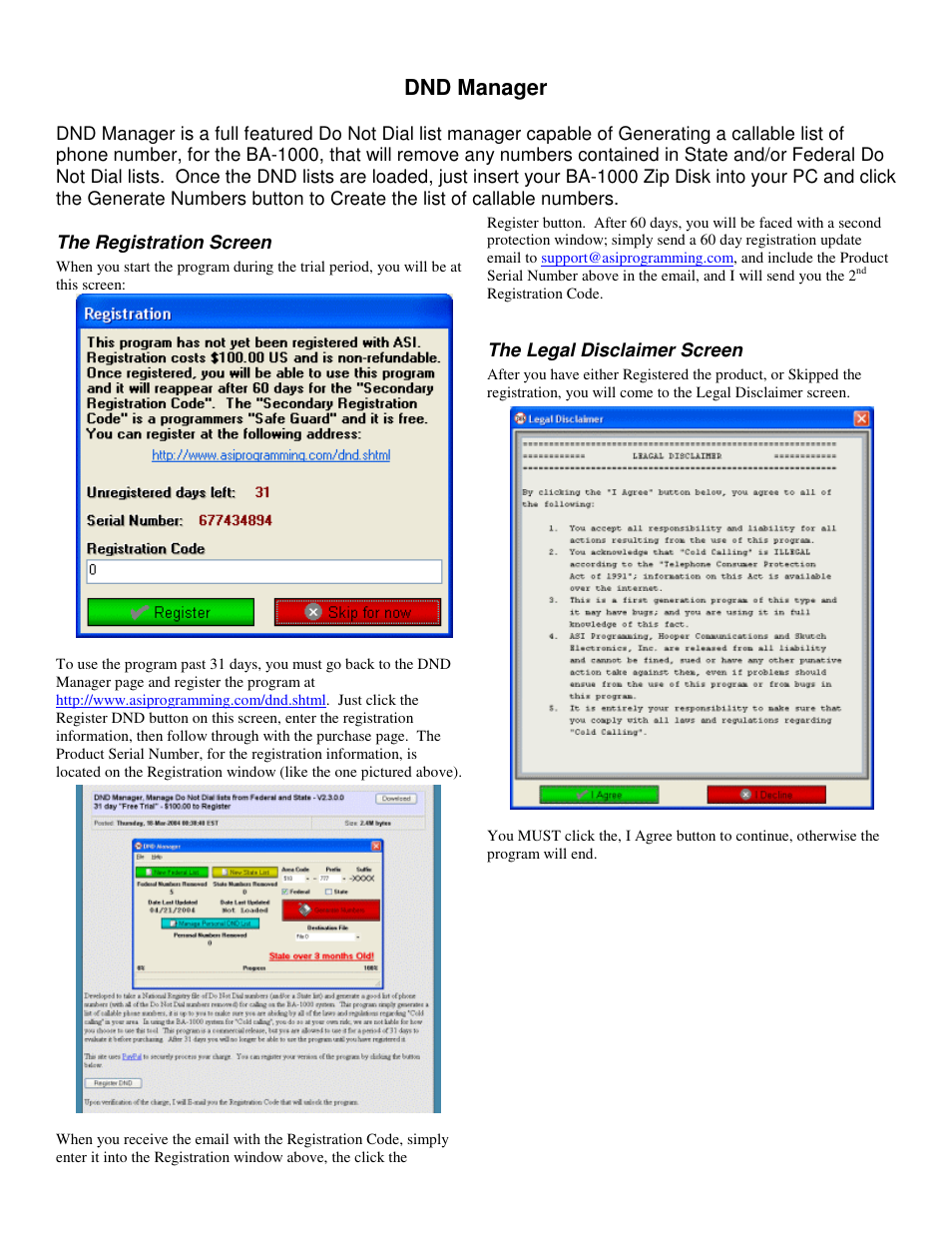 Skutch Electronics DND Manager User Manual | 5 pages